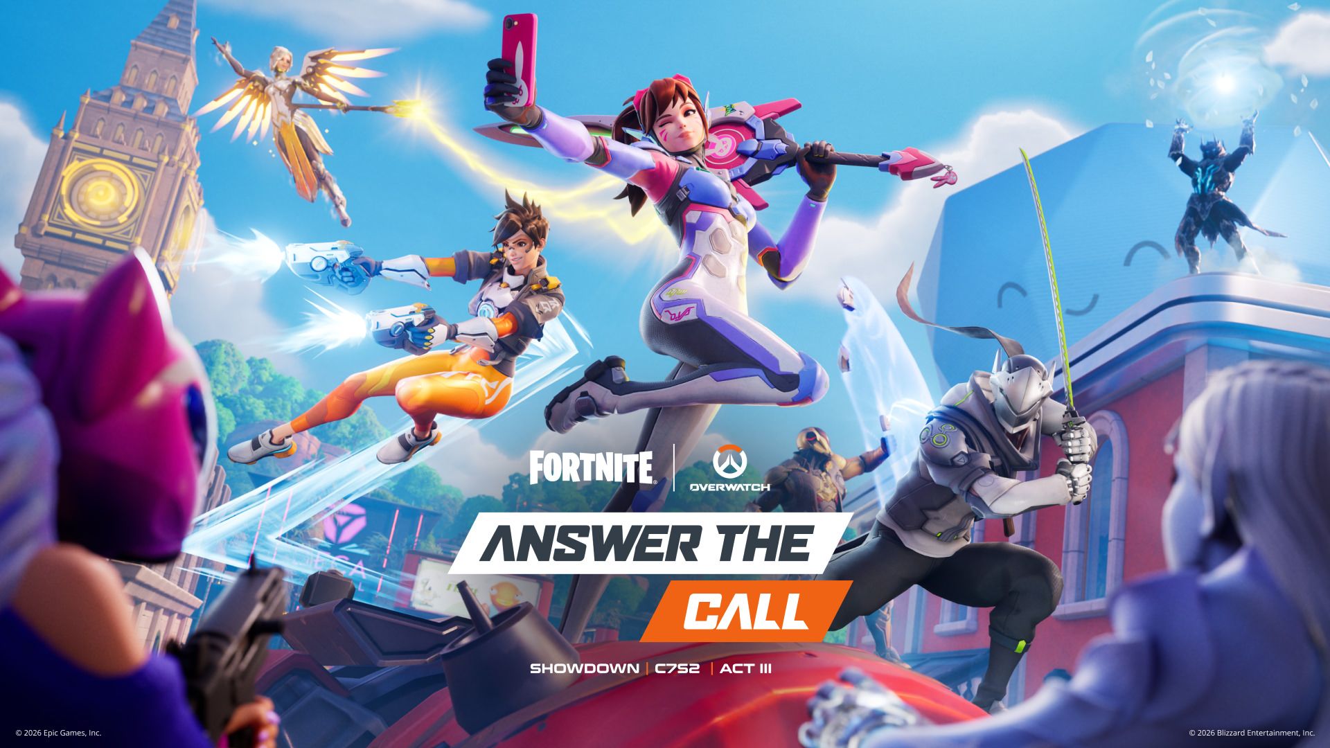 Герои Overwatch в третьем акте Fortnite