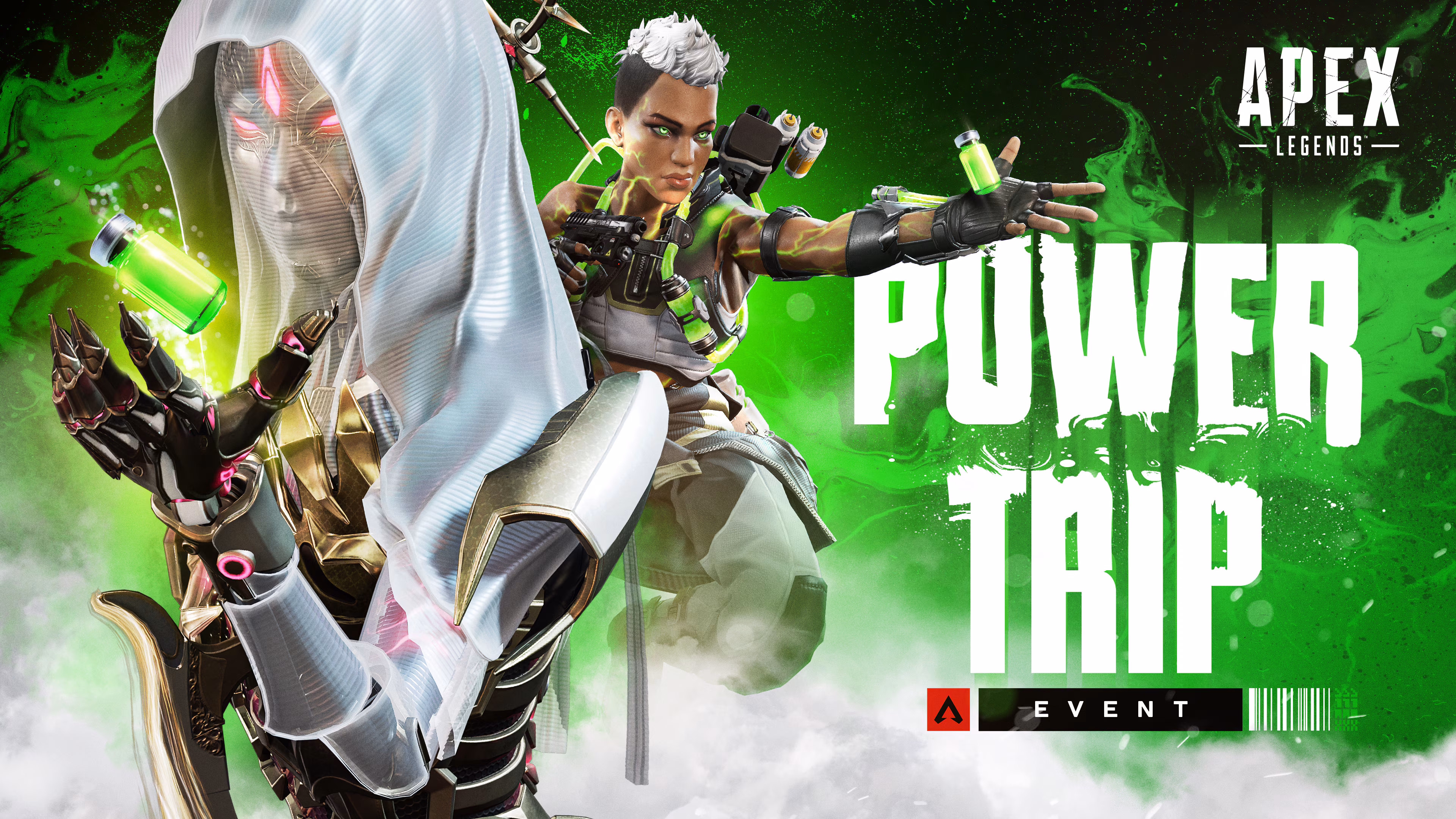 Ash и другие легенды на ключевой иллюстрации события Power Trip