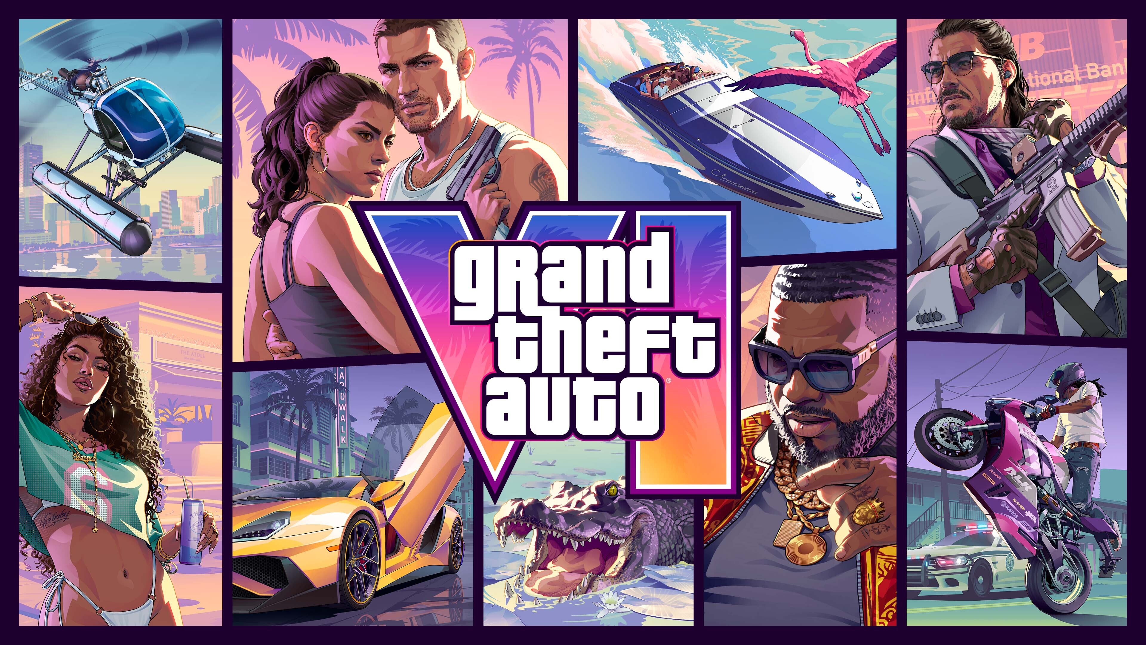 Официальная обложка предзаказа Grand Theft Auto VI