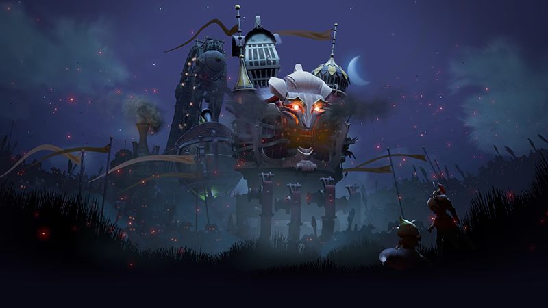 Официальная иллюстрация события The Dark Carnival в Dota 2