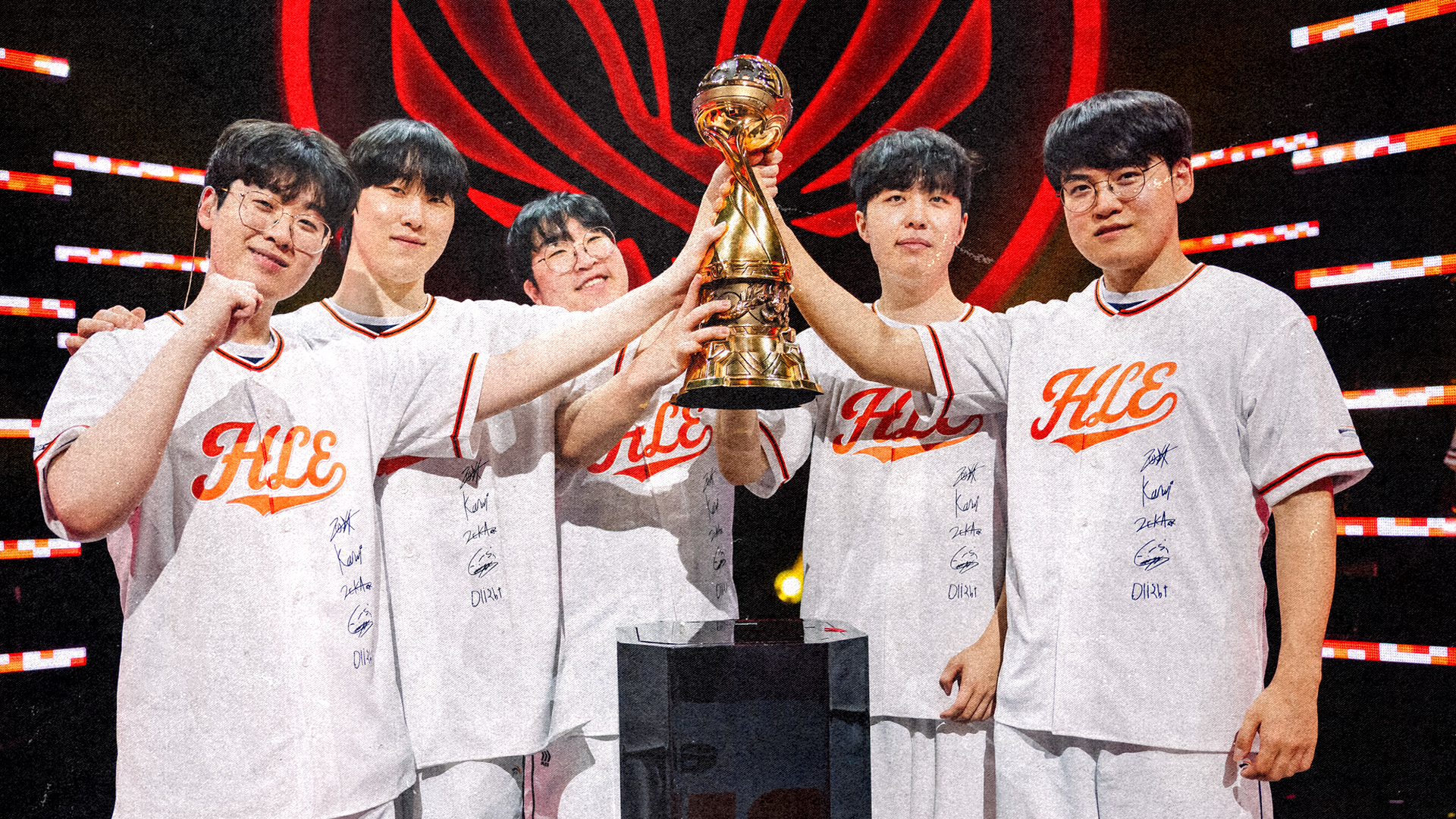 Официальное изображение чемпионов MSI 2026
