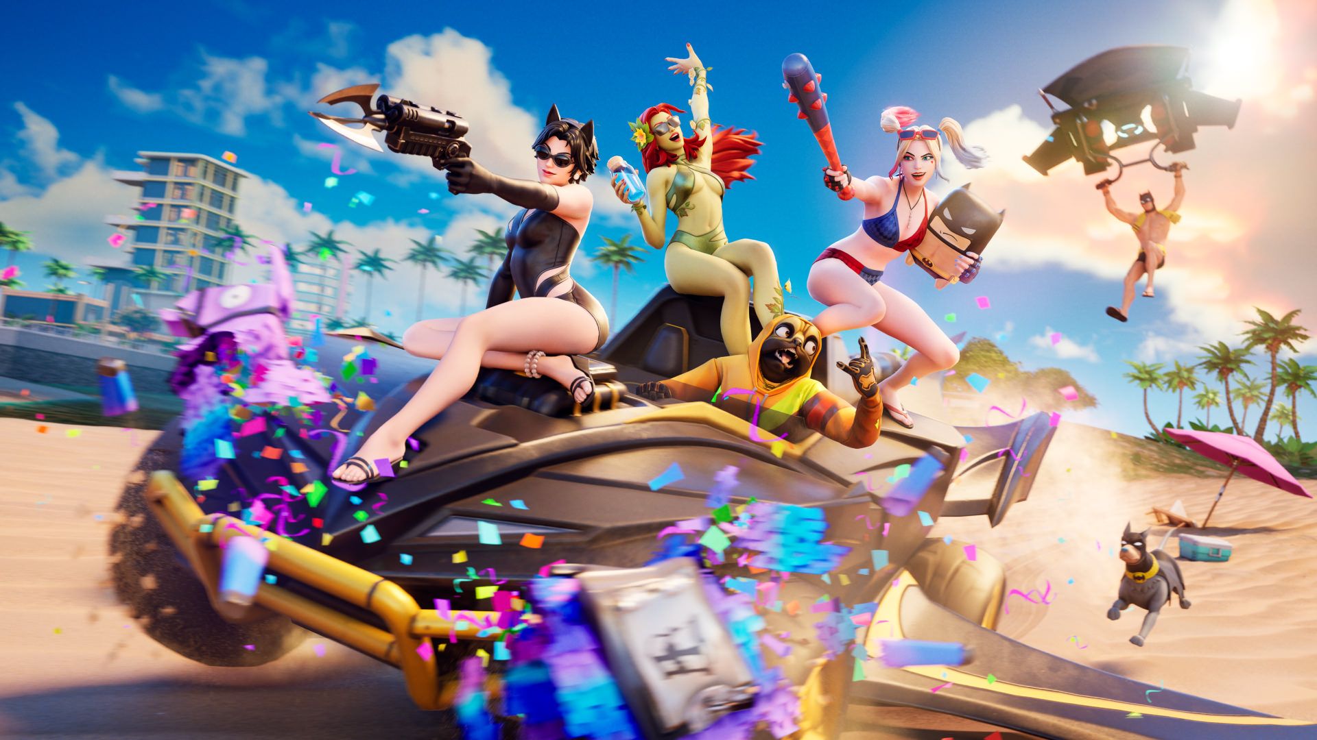 Герои DC Sirens в летней коллаборации Fortnite