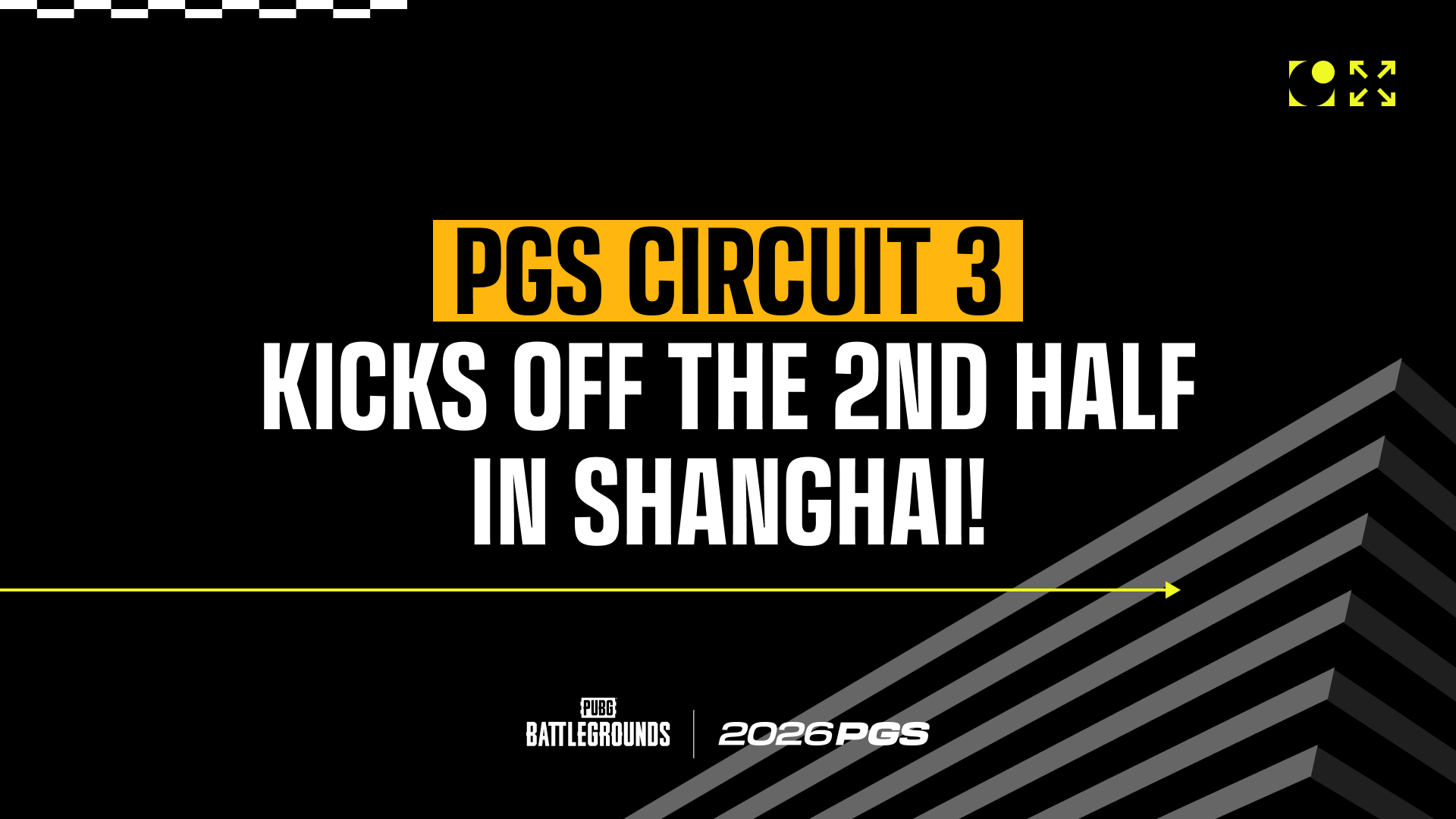 Официальный арт PUBG Global Series Circuit 3 в Шанхае