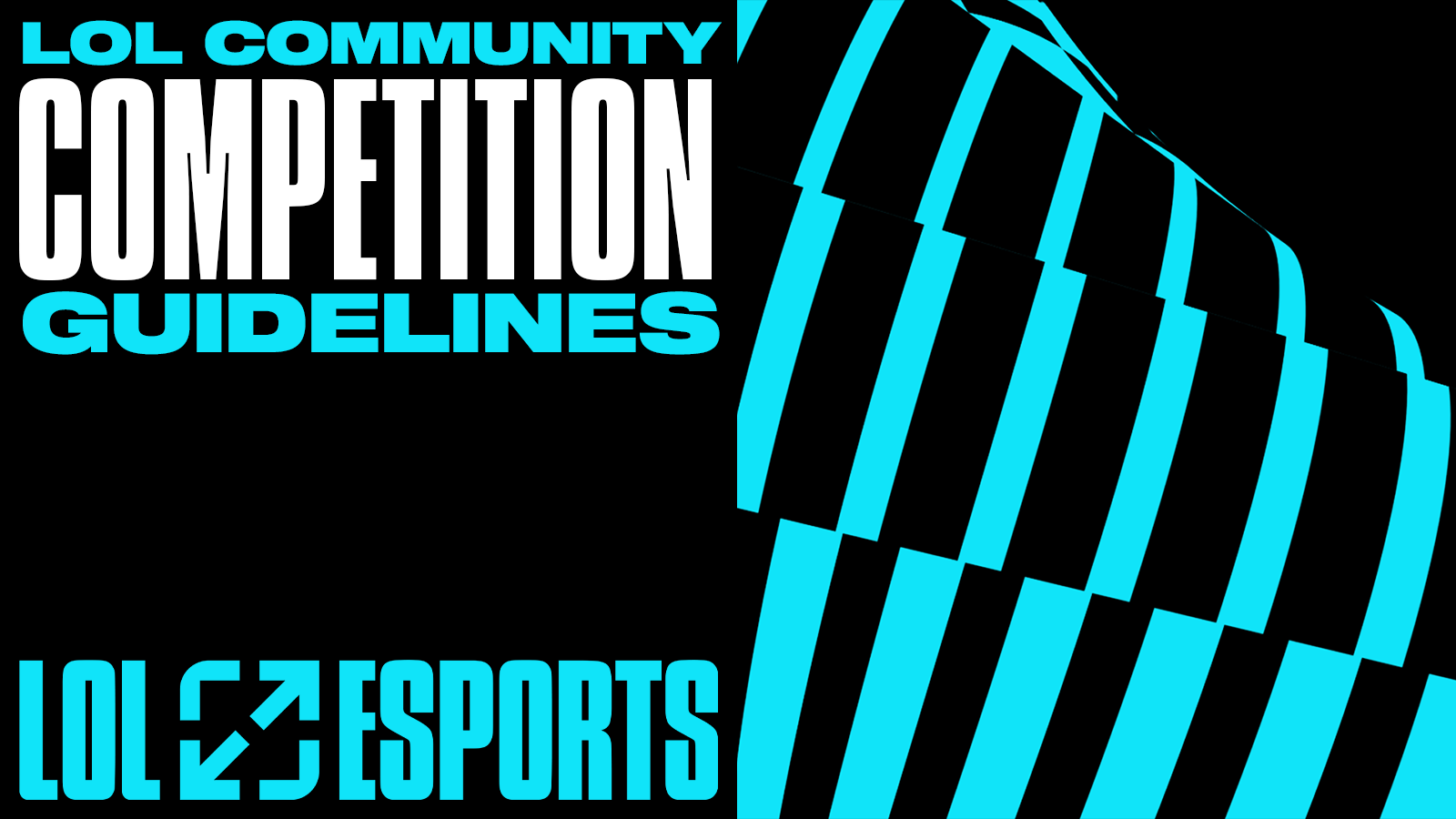 Официальная иллюстрация к анонсу LoL Esports Community Competition Guidelines