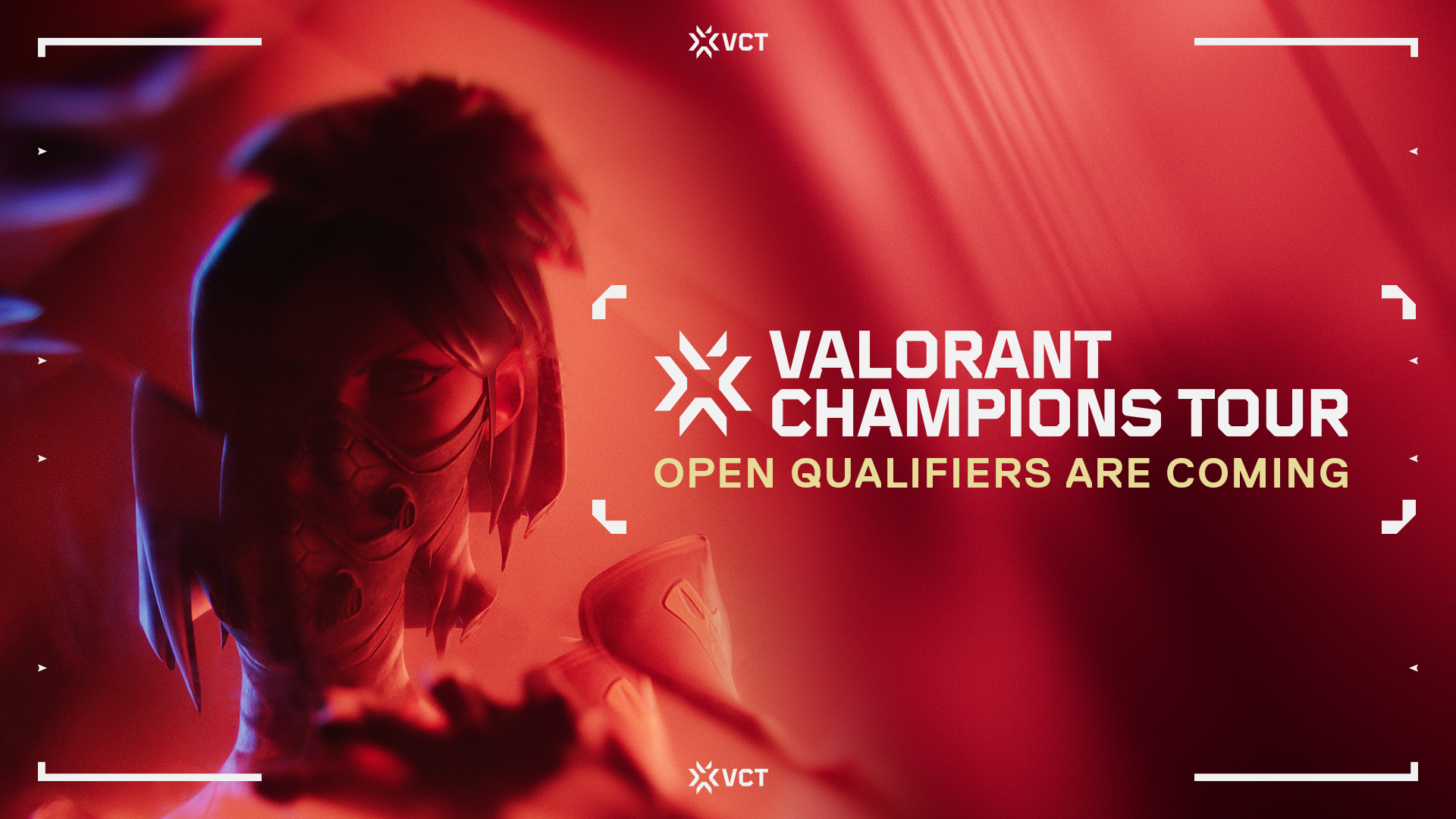 Официальная иллюстрация к анонсу Get Ready for VCT 2027 Open Qualifiers