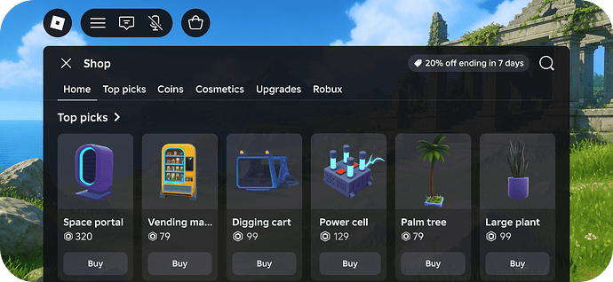 Roblox тестирует скидки на игровые пропуски и Developer Products