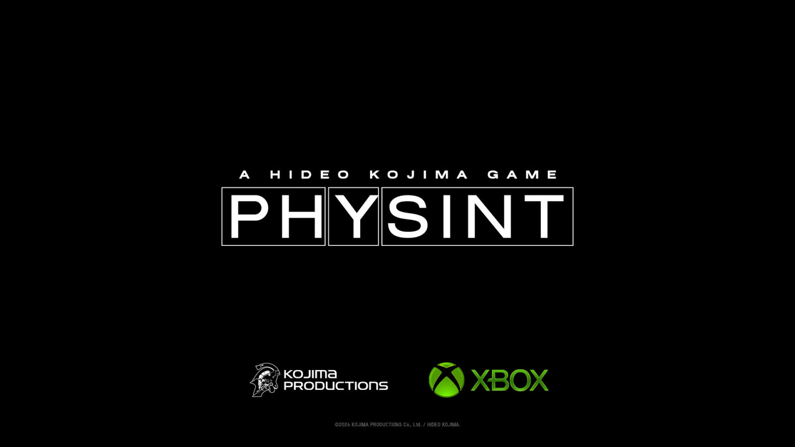 Xbox станет издателем PHYSINT и расширит сотрудничество с Кодзимой