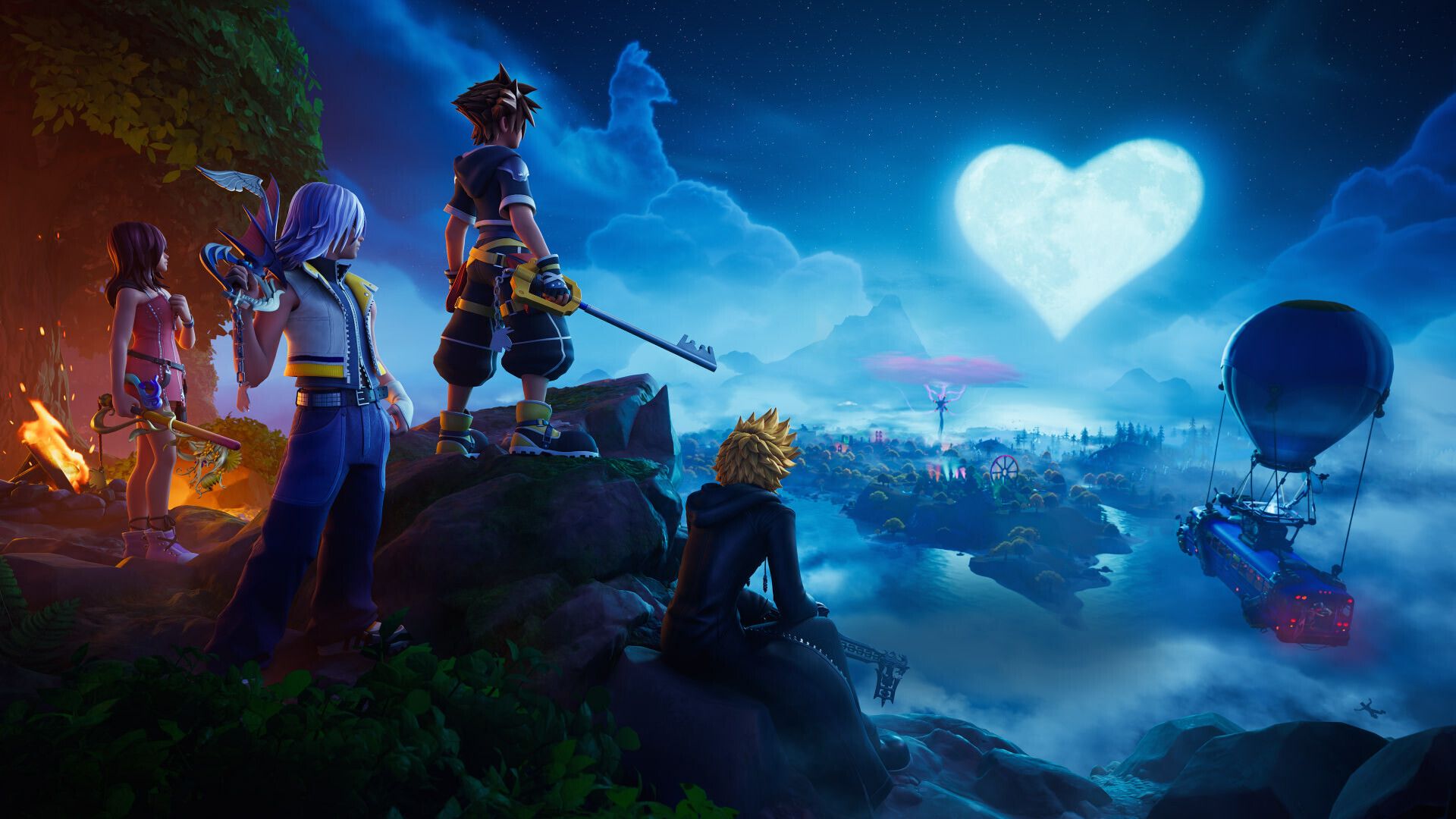 Fortnite добавила Kingdom Key и облики героев Kingdom Hearts
