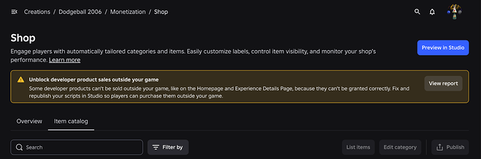 Roblox начала показывать игровые товары за пределами самой игры