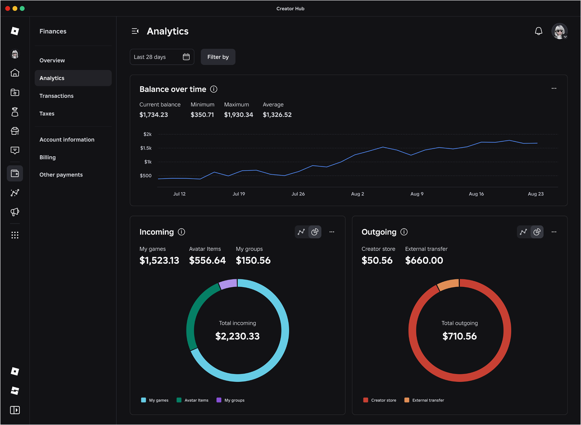Официальная презентация Roblox Wallet для выплат создателям контента