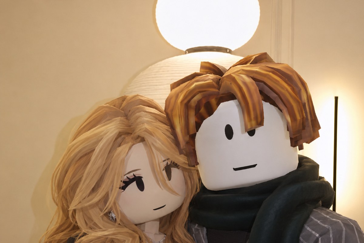 Два стилизованных Roblox-аватара в продуманных пользовательских образах