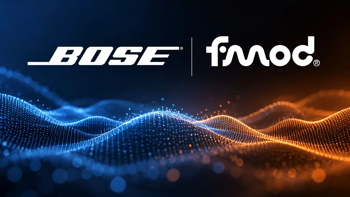 Логотипы Bose и FMOD