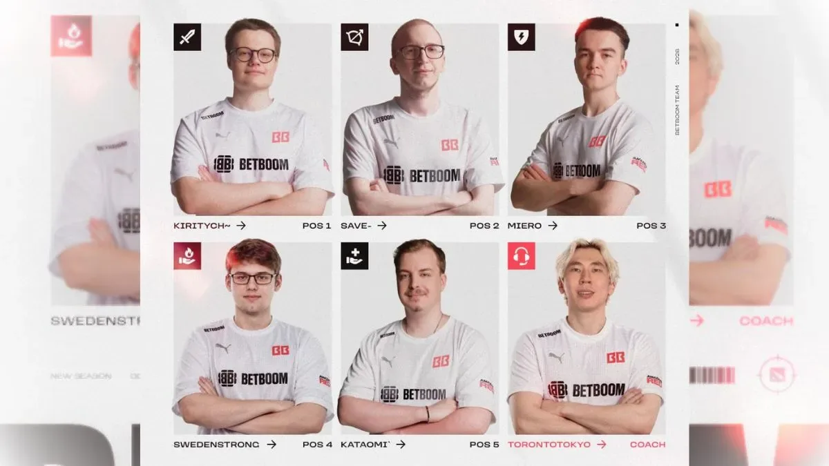 Игроки BetBoom Team по Dota 2