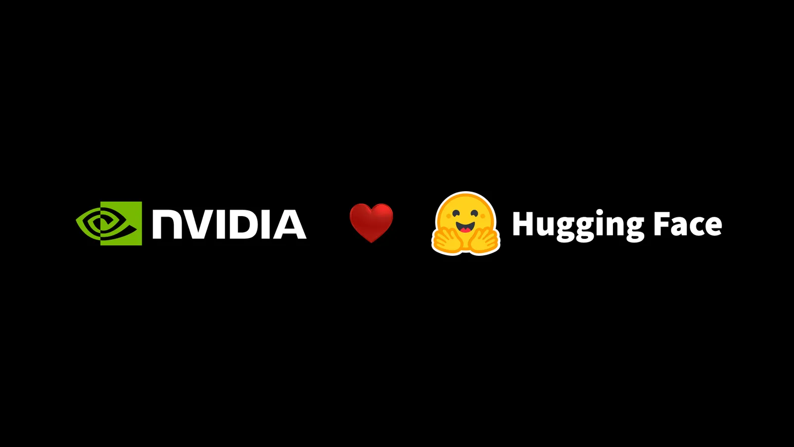 Логотипы NVIDIA и Hugging Face