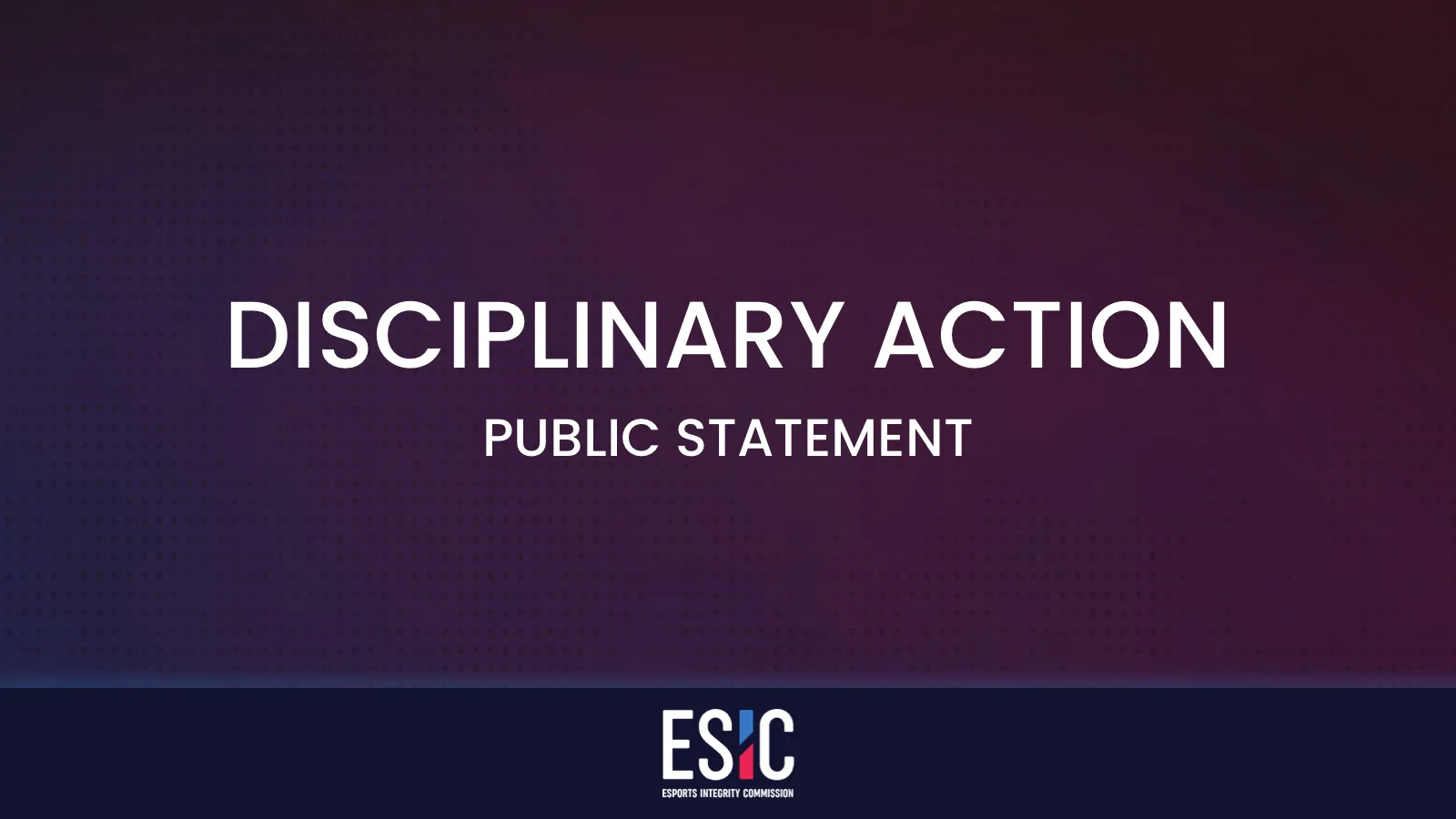 Иллюстрация ESIC к дисциплинарным решениям