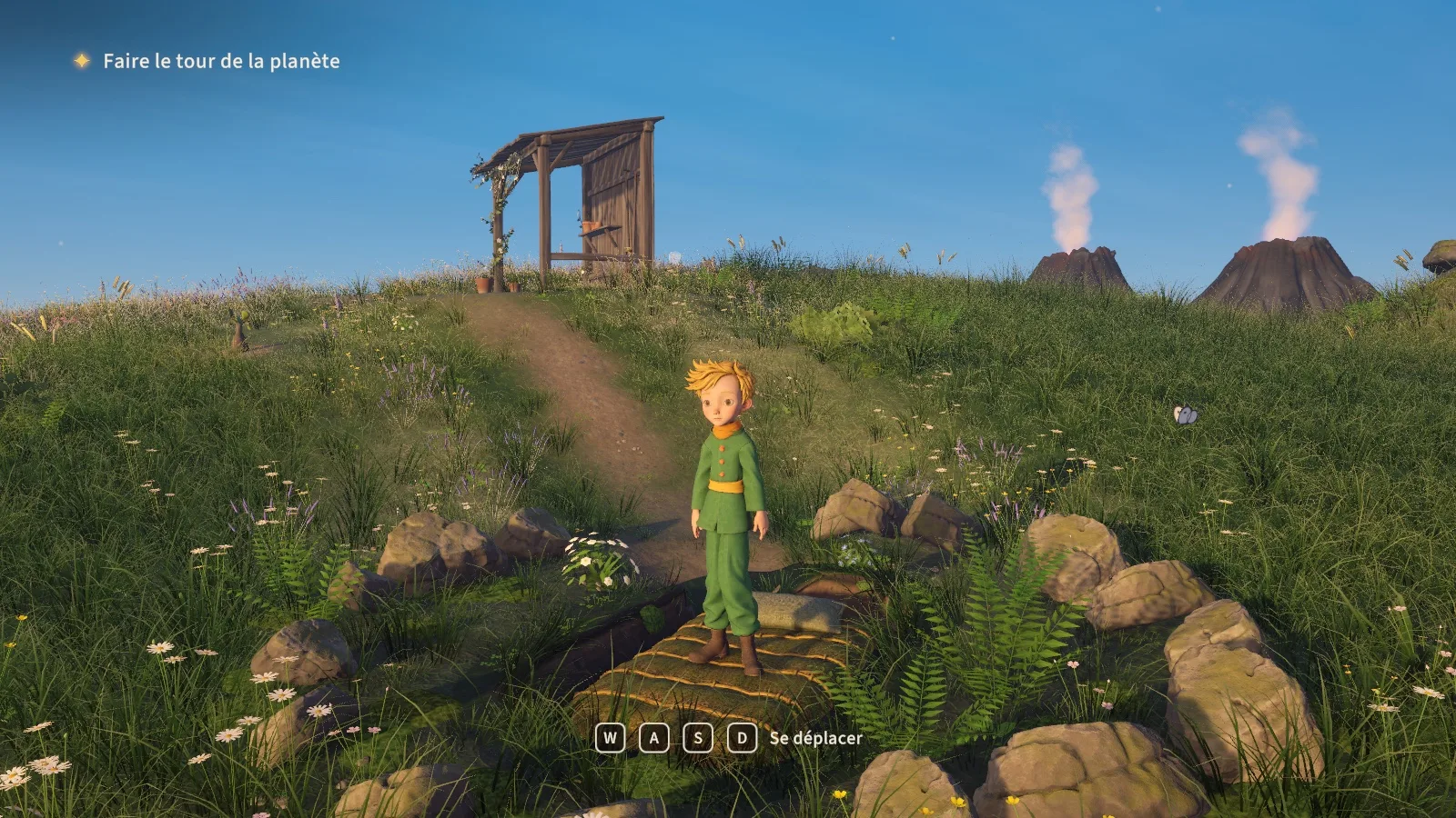 Маленький принц на астероиде B-612 в браузерной 3D-игре The Little Prince Among the Stars