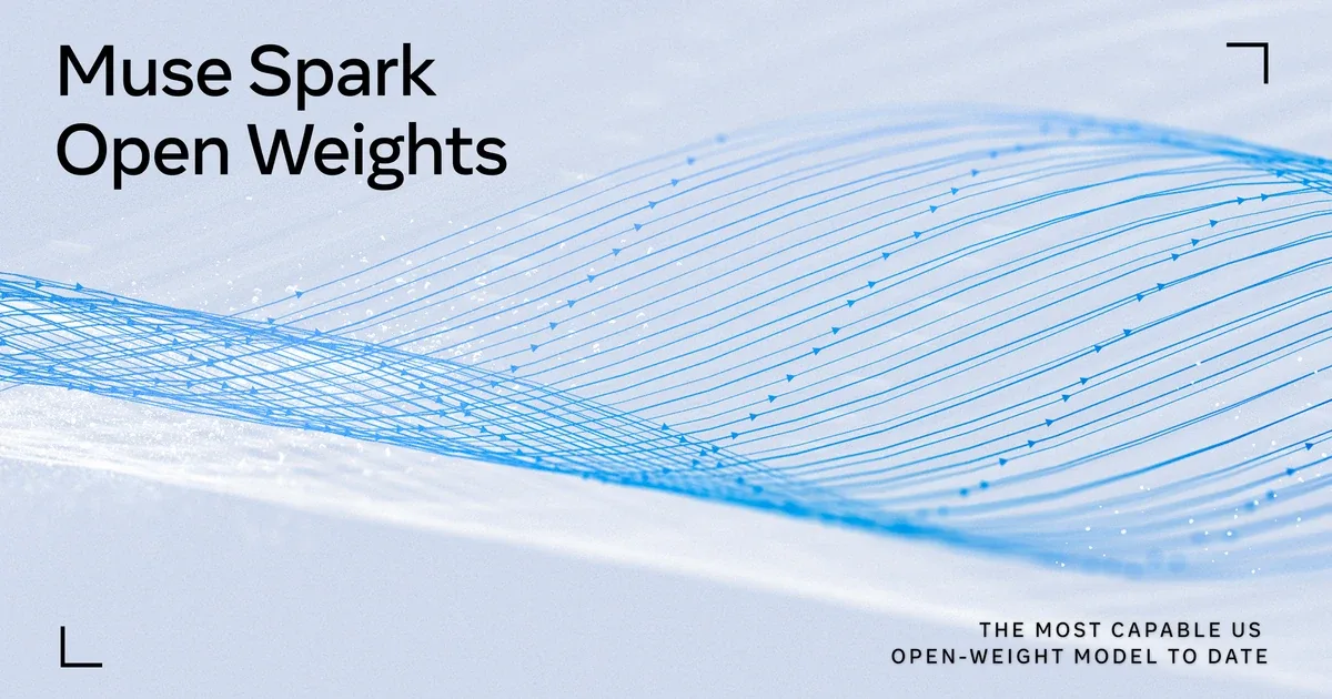 Обложка анонса Muse Spark Open Weights от Meta