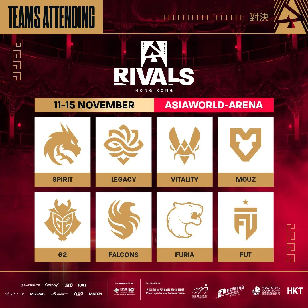 Промо-изображение BLAST Premier Rivals Hong Kong 2026