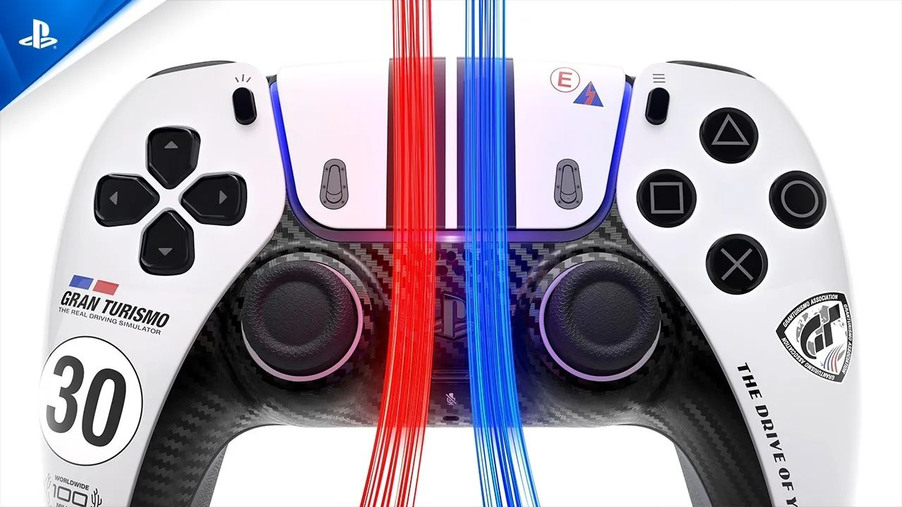 Кадр из трейлера лимитированного DualSense – Gran Turismo Limited Edition