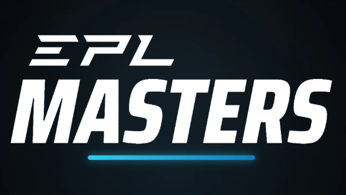 Логотип EPL Masters на тёмном фоне