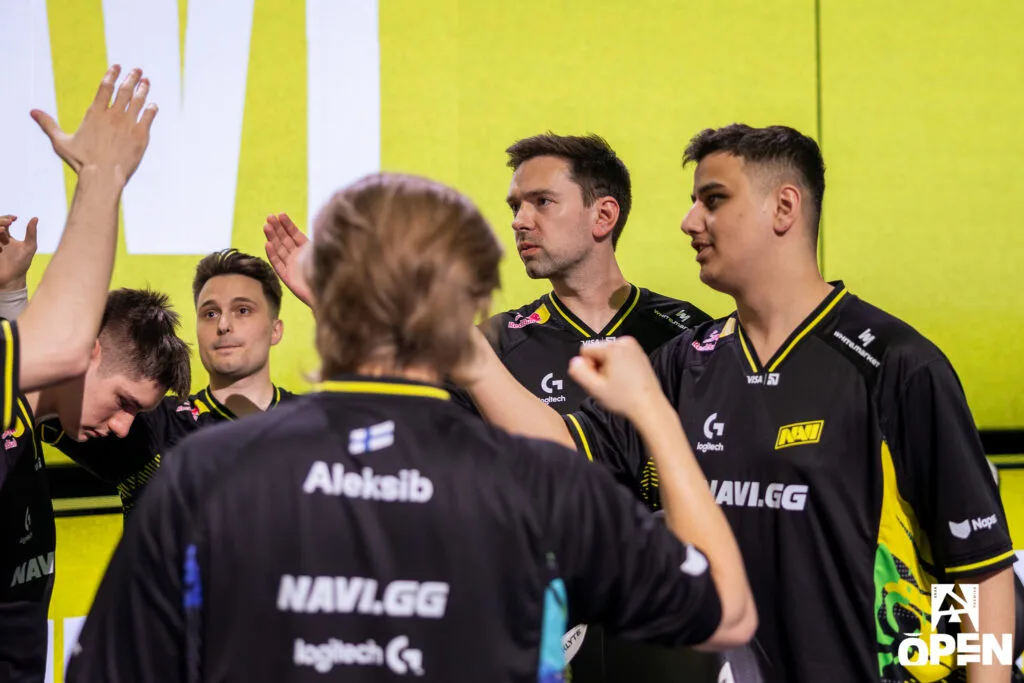 Игроки NAVI на BLAST Open Rotterdam 2026